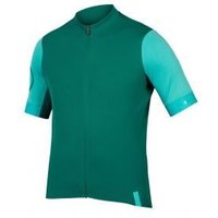 Image of Endura Fs260 Short Sleeve Jersey Emerald Green