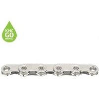 Cyclestore KMC Kmc X-flat 12/13x Silver Waxed Chain 126l | Save up to 12% with Loyalty Scheme & FREE 48hr tracked postage over £20.