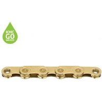 Cyclestore KMC Kmc X-flat 12/13x Ti-n Gold Waxed Chain 126l | Save up to 12% with Loyalty Scheme & FREE 48hr tracked postage over £20.