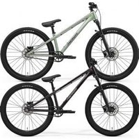 Cyclestore Merida Bikes Merida Dirt 500 Jump Bike 2026 Medium - Glossy Grey W/ Green Flakes | Save up to 12% with Loyalty Scheme & FREE 48hr tracked postage over £20.