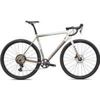 Cyclestore Specialized Crux Comp Carbon Gravel Bike 2026 52cm - Dune White/Sandstone Metallic/Desert Metallic/Orange Zest | Save up to 12% with Loyalty Scheme & FREE 48hr tracked postage over £20.
