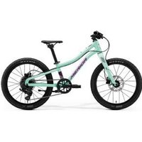 Image of Merida Matts J.20+ Kids Bike 2026 20 - Matt Mint (Purple/White/Black)"