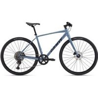 Cyclestore Giant Bikes Giant Escape Disc 1 Sports Hybrid Bike 2026 Small - Frost Silver | Save up to 12% with Loyalty Scheme & FREE 48hr tracked postage over £20.