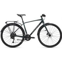Cyclestore Giant Bikes Giant Escape City Disc 2 Sports Hybrid Bike 2026 Small - Asphalt Green | Save up to 12% with Loyalty Scheme & FREE 48hr tracked postage over £20.