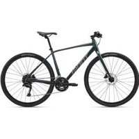 Cyclestore Giant Bikes Giant Escape Disc 2 Sports Hybrid Bike 2026 Small - Asphalt Green | Save up to 12% with Loyalty Scheme & FREE 48hr tracked postage over £20.