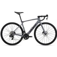 Cyclestore Giant Bikes Giant Defy Advanced E+ Elite 2 Electric Road Bike 2026 Small - Mercury | Save up to 12% with Loyalty Scheme & FREE 48hr tracked postage over £20.
