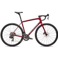 Cyclestore Specialized Aethos 2 Pro AXS Carbon Road Bike 2026 49cm - Gloss Red Sky/Chrome | Save up to 12% with Loyalty Scheme & FREE 48hr tracked postage over £20.