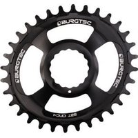 Cyclestore Burgtec Race Face Cinch Oval 3mm Offset Thick Thin Chainring Burgtec Black 30T - Burgtec Black | Save up to 12% with Loyalty Scheme & FREE 48hr tracked postage over £20.