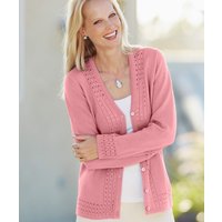 Damart Crochet Trim Cardigan at Damart Damart Crochet Trim Cardigan.