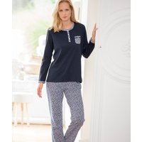 Damart Long Sleeve Cotton Jersey Pyjamas