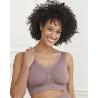 Damart Pack of 2 Lace Neck Crop Tops
