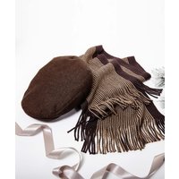 Damart Flat Cap and Scarf Set