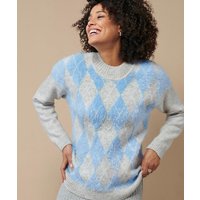 Damart Argyle Jumper