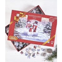 Damart Snowman Family Jigsaw