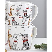 Damart Set Of Two Pet Mugs