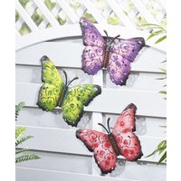 Damart Set of 3 Decorative Wall Butterflies