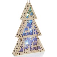 Damart Lit Wooden Tree