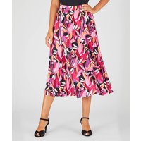 Damart Jersey Print Pleated Skirt