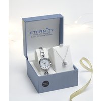 Damart Eternity watch & necklace gift set