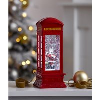 Damart Light Up Santa Water Spinner