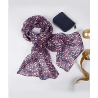 Damart Printed Scarf & Purse Set