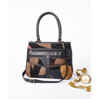 Damart Leather Patchwork bag