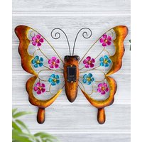 Damart Wall Mounted Butterfly Outdoor Solar Light