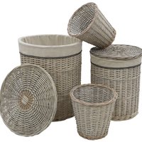 Damart 4 Round Willow Laundry Baskets & Bins at Damart Damart 4 Round Willow Laundry Baskets & Bins.