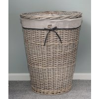 Damart Round Willow Laundry Basket at Damart Damart Round Willow Laundry Basket.