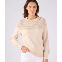Damart Balloon Sleeve Pointelle Jumper