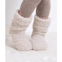 Damart Totes Toasties Ladies Faux Fur Bootie Slipper Socks