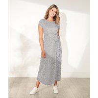 Damart First Avenue - Midi Slash Neck Dress with Belt