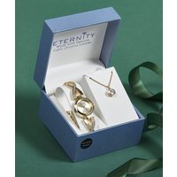 Damart Eternity Watch & Necklace Set