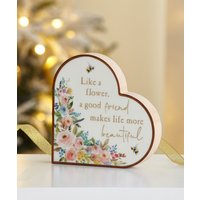 Damart Friends heart plaque