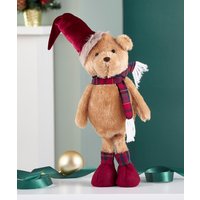 Damart Standing Christmas Teddy Bear