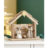 Damart Wooden Nativity Scene