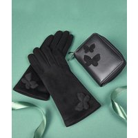 Damart Butterfly Glove & Purse Set