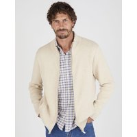 Damart Cotton Zip Front Cardigan