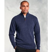 Damart Brook Taverner Lambswool Blend 1/4 Zip Top