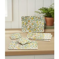 Damart Fruits Coaster & Place Mat Set
