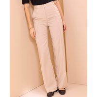 Damart Linen Mix Wide Leg Trousers