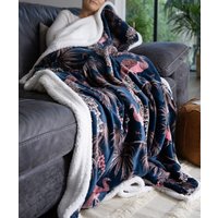Damart Deyongs Heated Peacock Throw