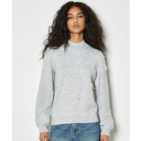 Damart Apricot Bow Detail Jumper