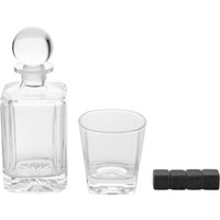 Damart Widdop Whisky Glass Decanter Tumbler & Cooling Stones Set