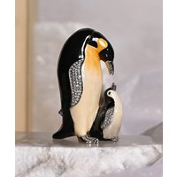 Damart Widdop Penguin & Chick Treasured Trinket