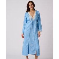 Damart Satin Lace Trim Gown