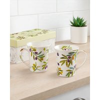 Damart Olive Grove Boxed Mug Set