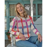 Damart Woolovers Check Jumper