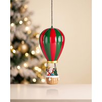Damart Hanging Hot Air Balloon with Santa