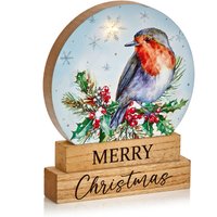 Damart Lit Robin Plaque